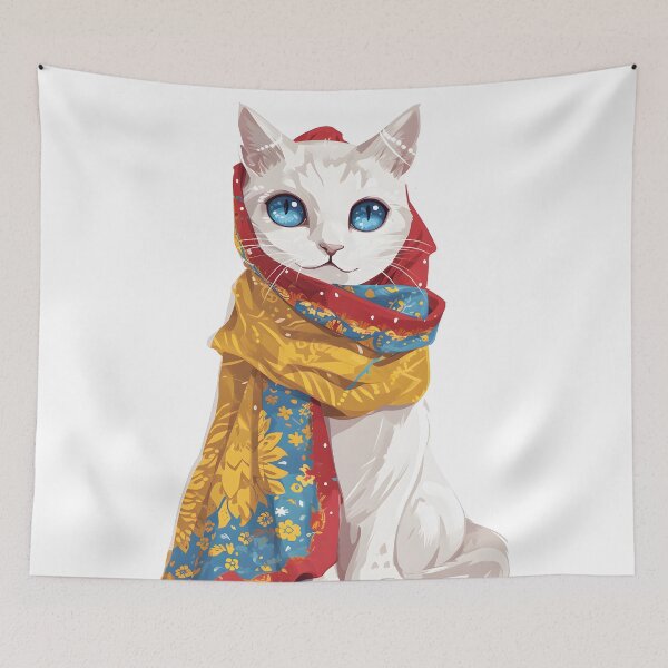 Item preview, White Cat No.8 designed and sold by Ryslissa.