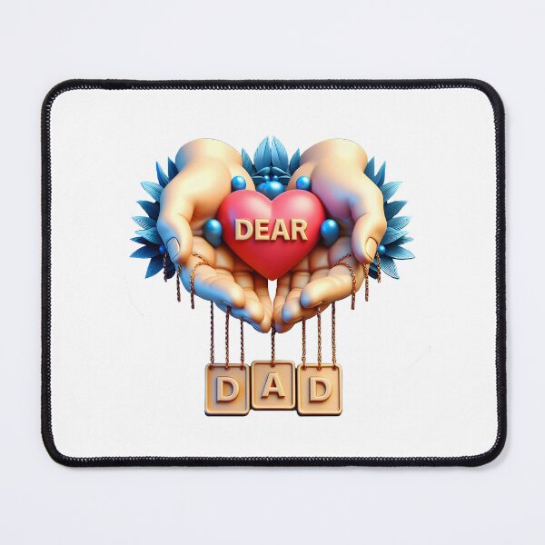 Item preview, 'Dear DAD' Hands designed and sold by Glariix.