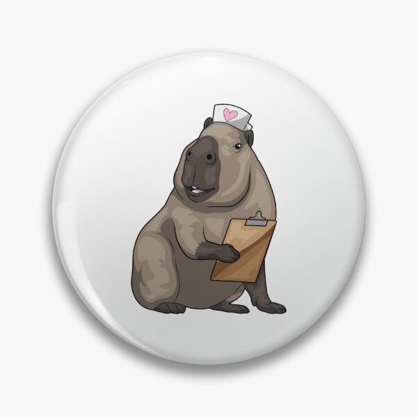 Item preview, Capybara Nurse Clipboard designed and sold by Snabdesign84.