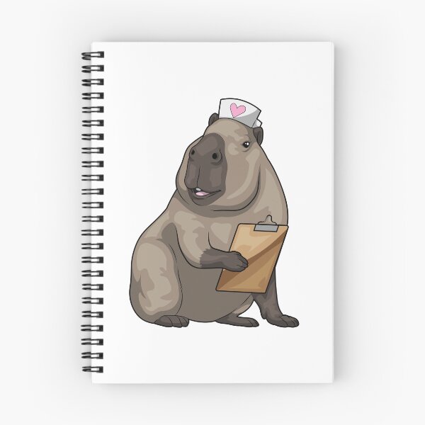 Item preview, Capybara Nurse Clipboard designed and sold by Snabdesign84.