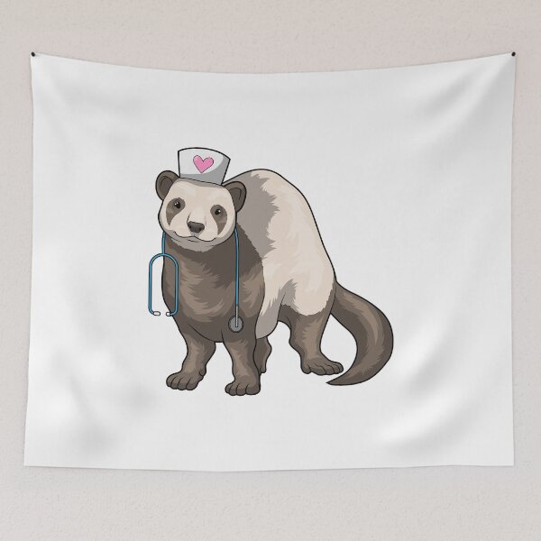 Item preview, Ferret Nurse Stethoscope designed and sold by Snabdesign84.