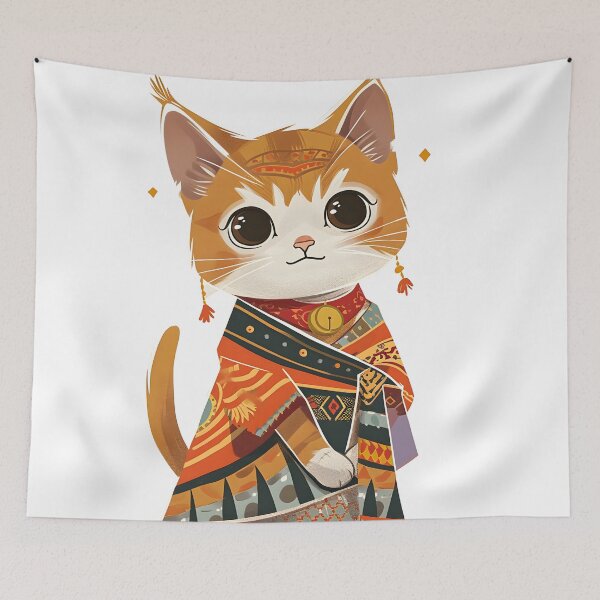 Item preview, Yellow Cat No.9 designed and sold by Ryslissa.