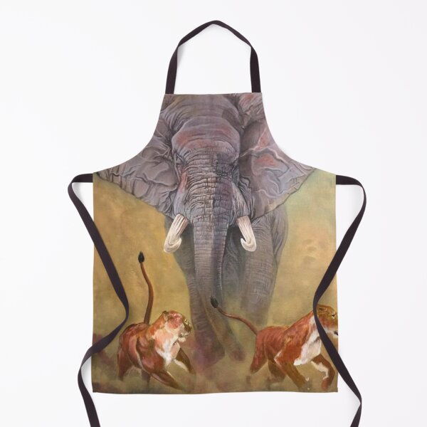 Item preview, Elephant vs Lions designed and sold by Art-to-Life.