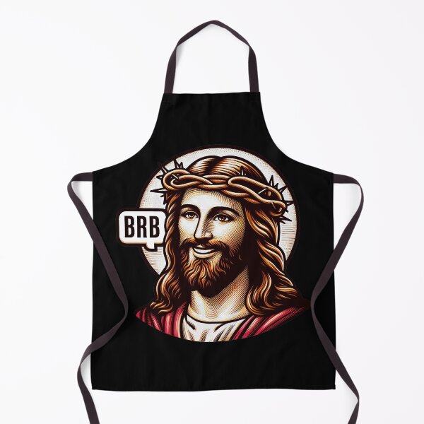 Item preview, BRB meme Jesus Christ is coming soon designed and sold by plushism.