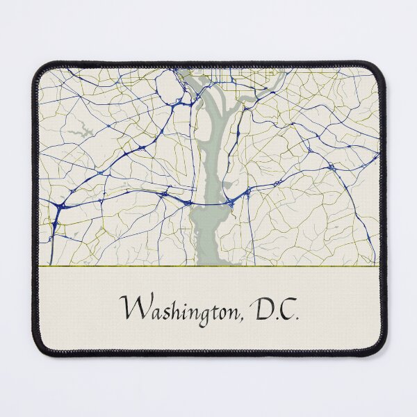 Item preview, Washington DC Named City Map - Hand-Drawn designed and sold by StylishStacks.