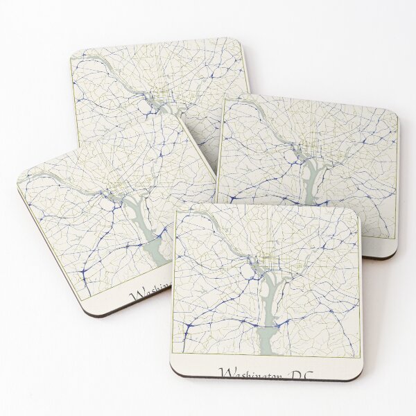 Item preview, Washington DC Named City Map - Hand-Drawn designed and sold by StylishStacks.