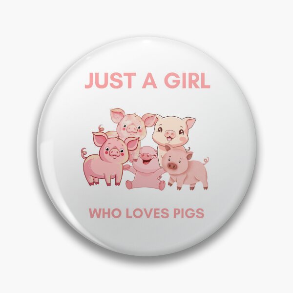 Item preview, Just a girl who loves pigs designed and sold by Echo Aesthetics.