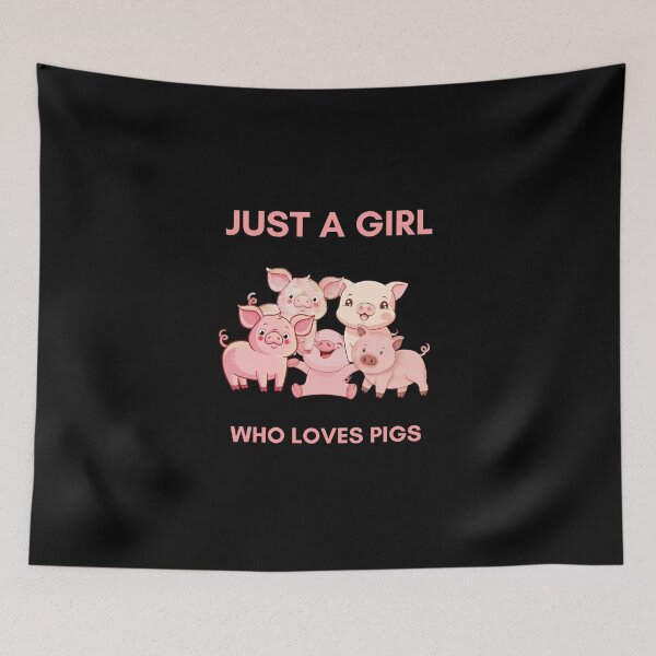 Item preview, Just a girl who loves pigs designed and sold by Echo Aesthetics.