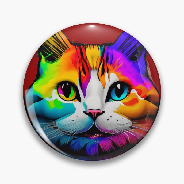 Item preview, Colored Brush Cat designed and sold by Firas Aljazzar.