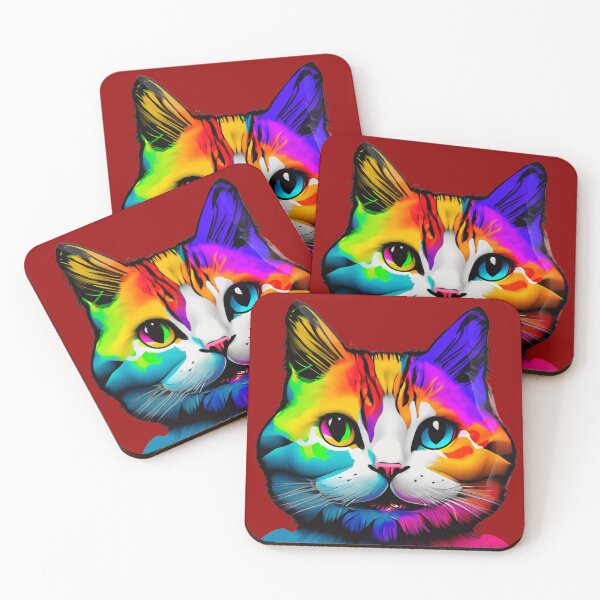 Item preview, Colored Brush Cat designed and sold by Firas Aljazzar.