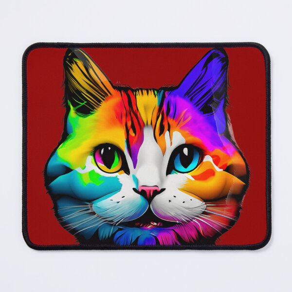 Item preview, Colored Brush Cat designed and sold by Firas Aljazzar.
