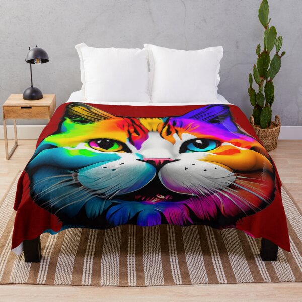 Item preview, Colored Brush Cat designed and sold by Firas Aljazzar.