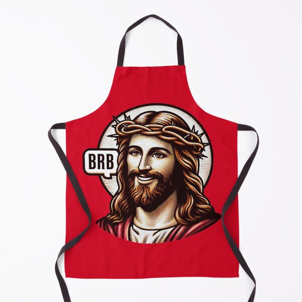 Item preview, BRB meme Jesus Christ is coming soon designed and sold by plushism.