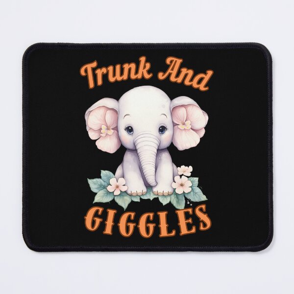 Item preview, Trunk And Giggles. elephant quote designed and sold by ElephantVibes.