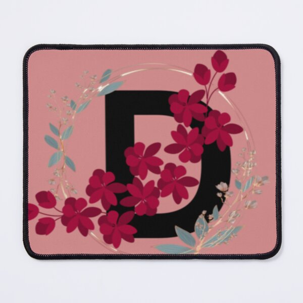 Item preview, Eye catchy alphabet D floral treat designed and sold by Sparkdesigner2.