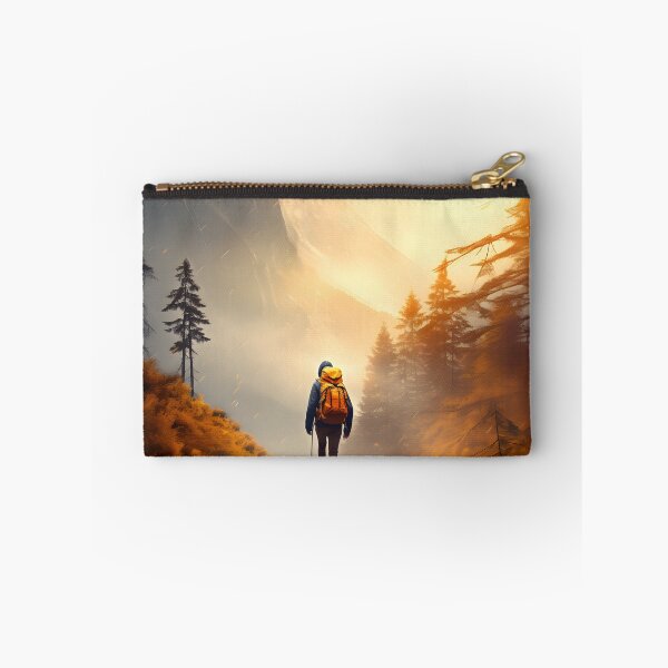 Item preview, Autumn Hiking Adventure: Solitude in the Misty Forest designed and sold by Shirtastically.