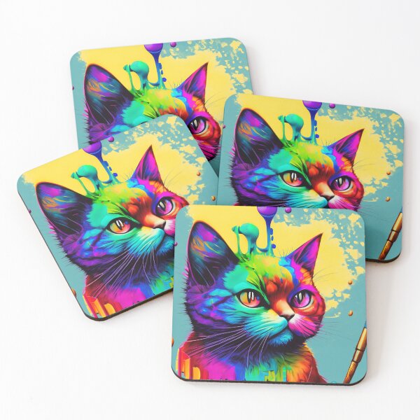 Item preview, Cat Holding a Paintbrush designed and sold by Firas Aljazzar.