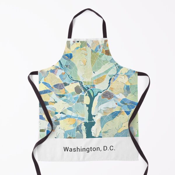 Item preview, Washington DC Named City Map - Pastel Color Scheme designed and sold by StylishStacks.
