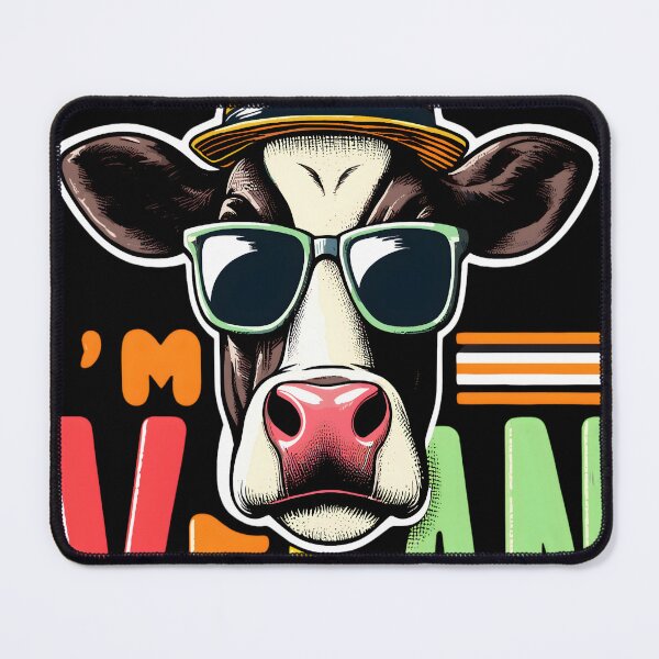 Item preview, I'm Vegan Funny Cow Veganism designed and sold by KitonicTees.
