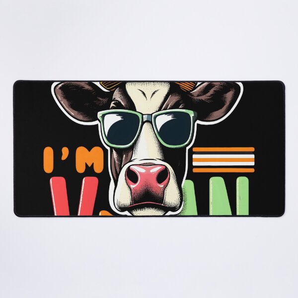 Item preview, I'm Vegan Funny Cow Veganism  designed and sold by KitonicTees.