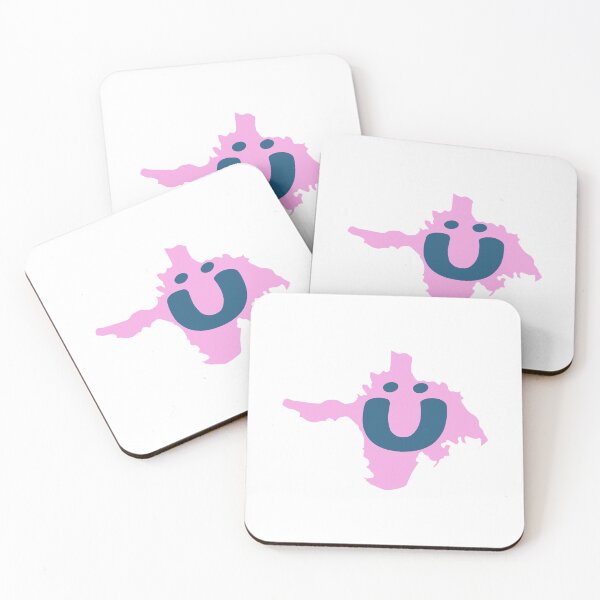 Item preview, Hiiumaa - island, pink - with smiley :) designed and sold by rogueravenart.