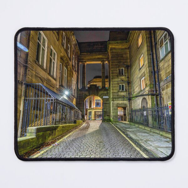Item preview, Northgate, Blackburn, Lancashire UK (Old Police Station) - at Night designed and sold by Shafiq Khan.