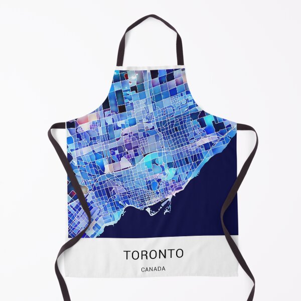 Item preview, Toronto Canada Named City Map - Marine Blue designed and sold by StylishStacks.