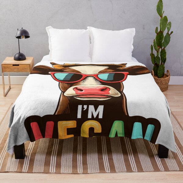 Item preview, I'm Vegan Funny Cow designed and sold by KitonicTees.