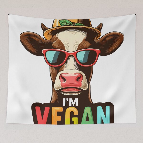 Item preview, I'm Vegan Funny Cow designed and sold by KitonicTees.