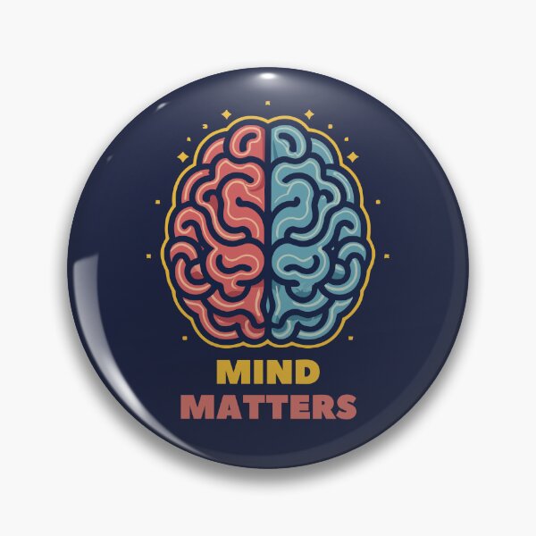 Item preview, Mind Matters - Brain Illustration  designed and sold by Navuniverse.