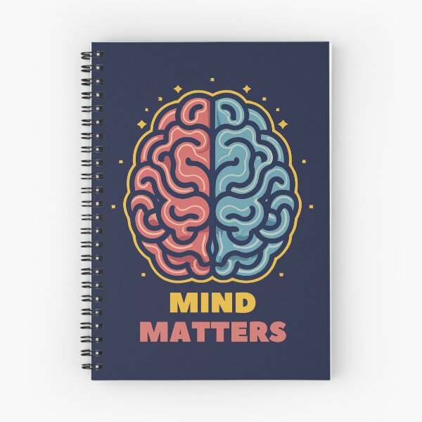 Item preview, Mind Matters - Brain Illustration  designed and sold by Navuniverse.