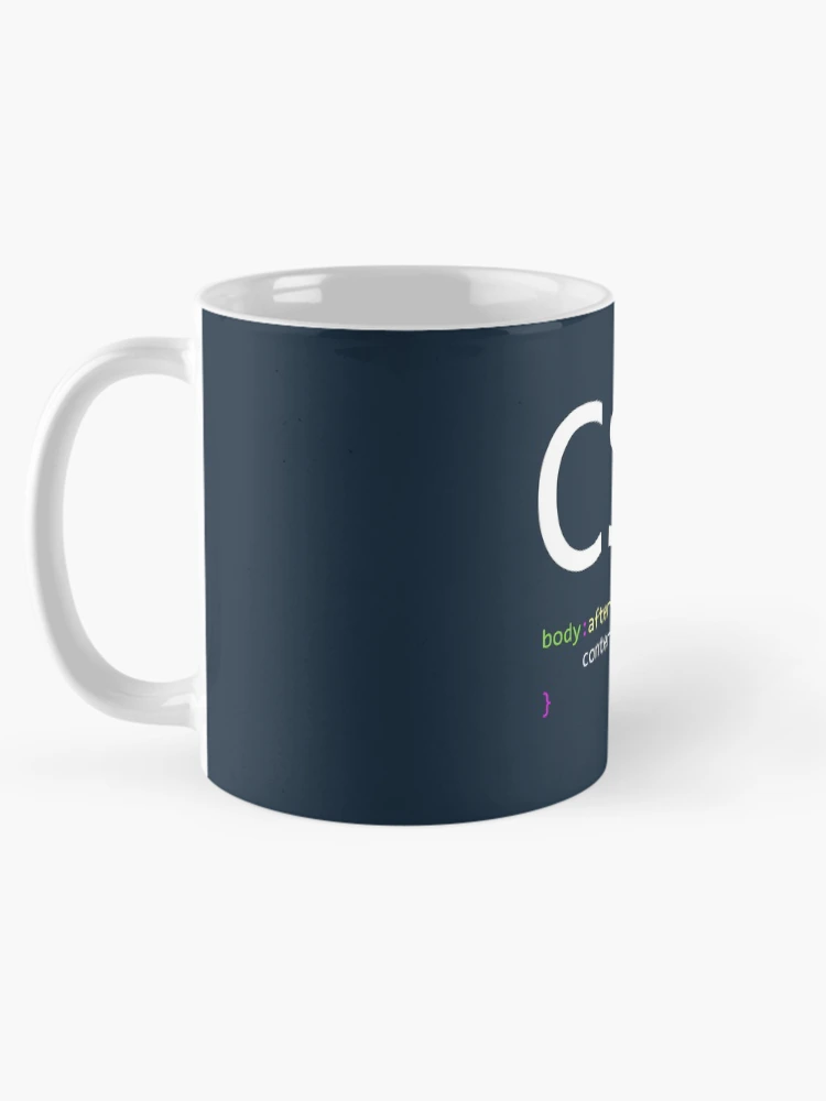 Thumbnail 5 of 6, Coffee Mug, CSS is awesome - Computer Programming designed and sold by Programming Jokes.