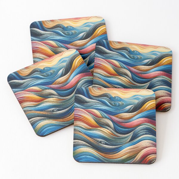 Item preview, Vibrant Waves of Colorful Harmony designed and sold by EnigmaGallery.