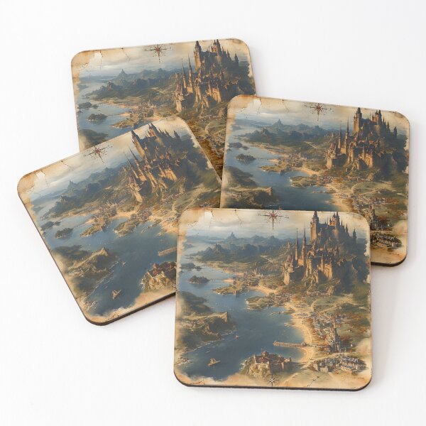 Item preview, Eldorin Shores: The Ancient Coastal Realm designed and sold by APARTAI EU.