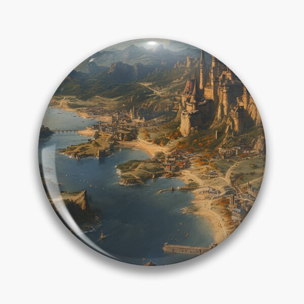 Item preview, Eldorin Shores: The Ancient Coastal Realm designed and sold by APARTAI EU.