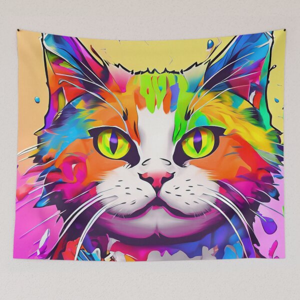 Item preview, Color Cat designed and sold by Firas Aljazzar.