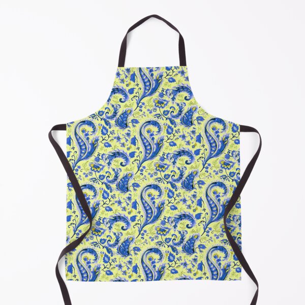 Item preview, Copy of Paisley classic watercolor green designed and sold by Alessandro Remo Mazzoni Remotextiles.