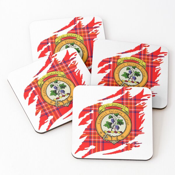 Item preview, Burnett Clan Crest Scottish Surname Tartan designed and sold by BagTown Clans.