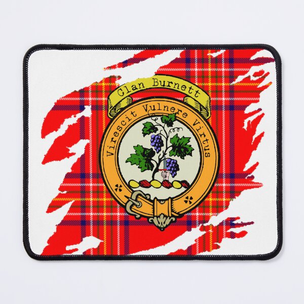 Item preview, Burnett Clan Crest Scottish Surname Tartan designed and sold by BagTown Clans.