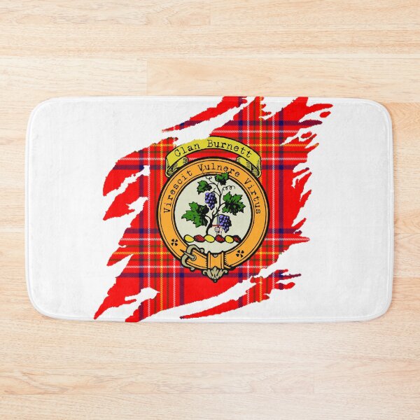 Item preview, Burnett Clan Crest Scottish Surname Tartan designed and sold by BagTown Clans.