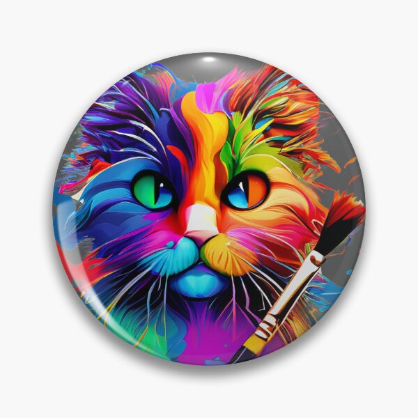 Item preview, Colored cat designed and sold by Firas Aljazzar.