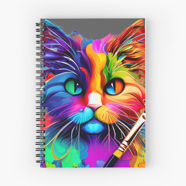 Item preview, Colored cat designed and sold by Firas Aljazzar.
