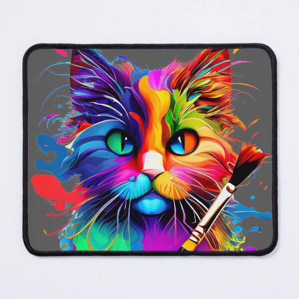 Item preview, Colored cat designed and sold by Firas Aljazzar.