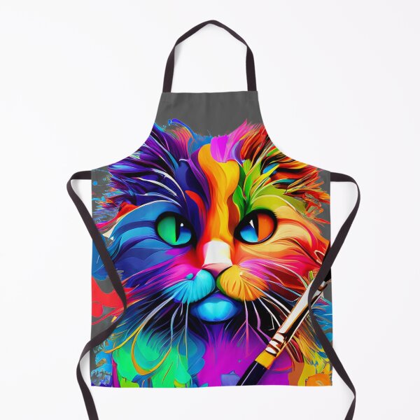 Item preview, Colored cat designed and sold by Firas Aljazzar.