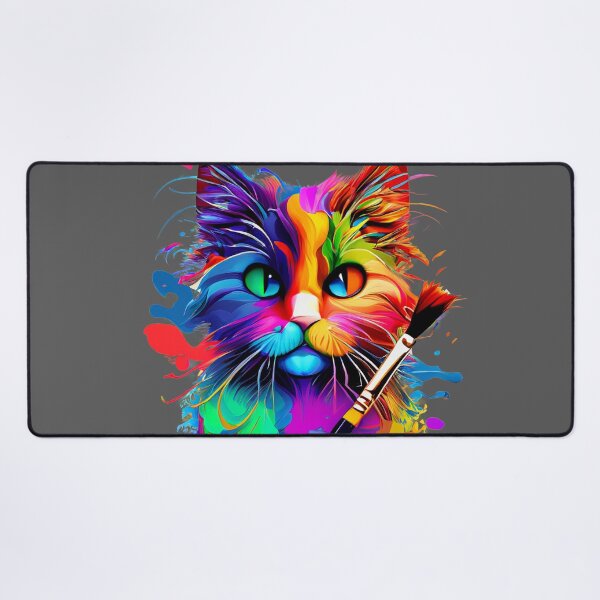 Item preview, Colored cat designed and sold by Firas Aljazzar.