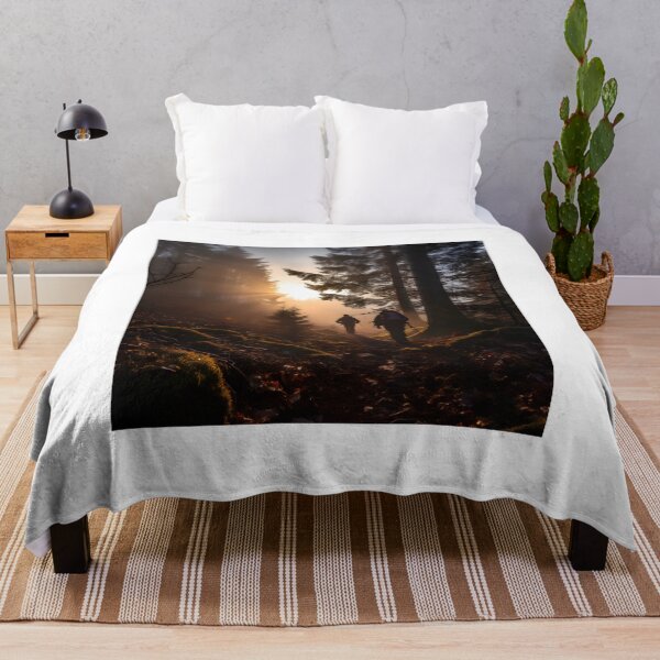 Item preview, A peaceful autumn hike in a serene and mystical forest. designed and sold by Shirtastically.