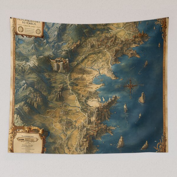 Item preview, Voyage of the Ancients: The Map of Orleth designed and sold by APARTAI EU.