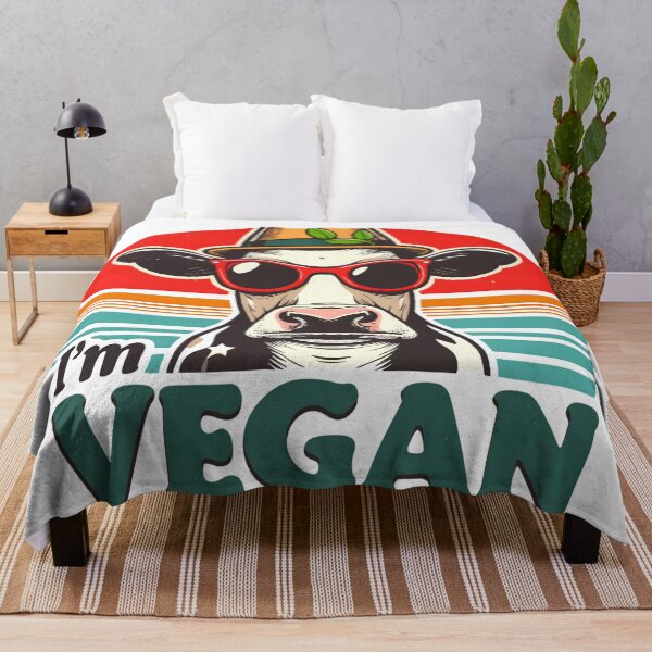 Item preview, I'm Vegan Funny Cow Veganism Vintage designed and sold by KitonicTees.