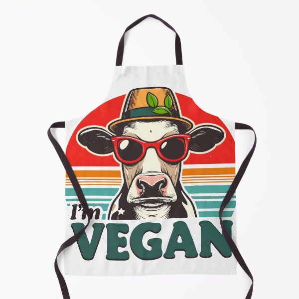 Item preview, I'm Vegan Funny Cow Veganism Vintage designed and sold by KitonicTees.