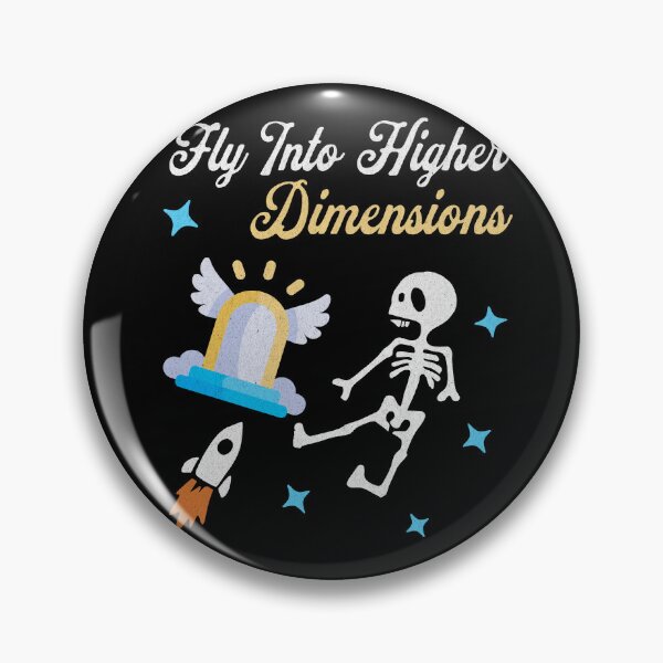 Item preview, Skeleton flies into higher dimensions designed and sold by ShirtSensation.